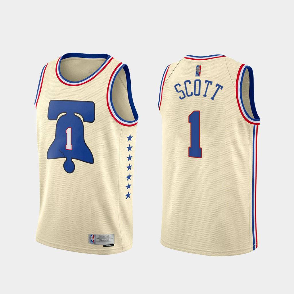Áo Bóng Rổ NBA Jersey Philadelphia 76Es Harris Maxey Scott Simmons Dễ Thương