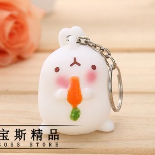 Móc khóa dễ thương họa tiết cầm cốc(giao ngẫu nhiên)