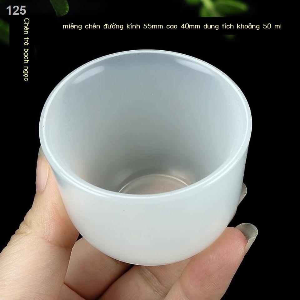 Jasper Jade Teapot Teacup Bộ trà Y tế Kung Fu Trung Quốc đơn