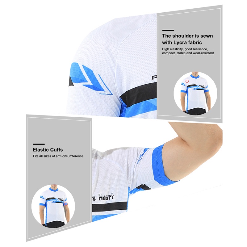 Áo đua xe đạp PHMAX thoáng khí nhanh khô cho nam