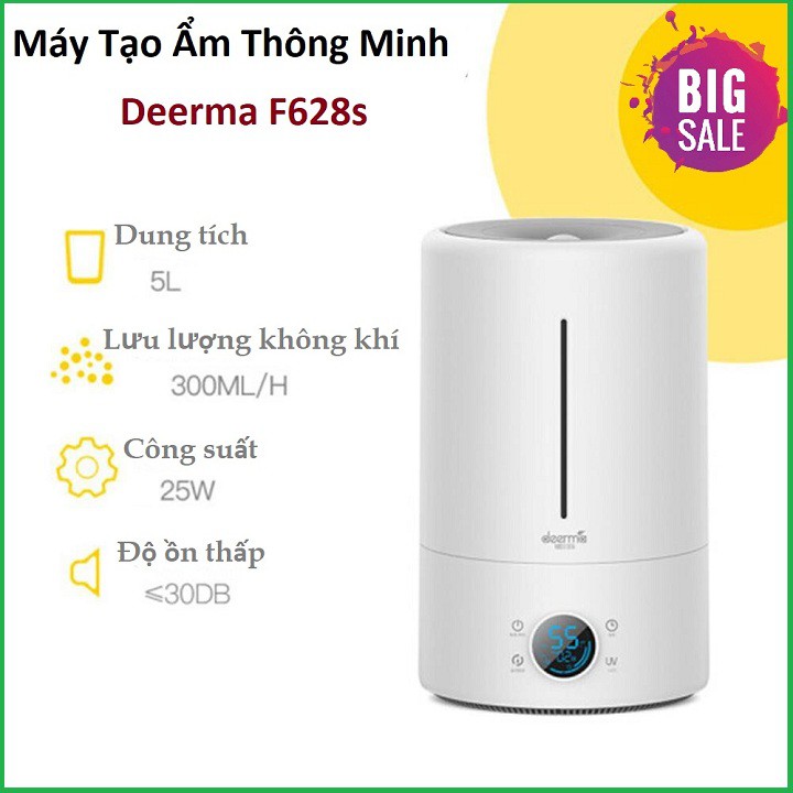 Máy phun sương Deerma DEM-F628S màn Led dung tích 5 lít