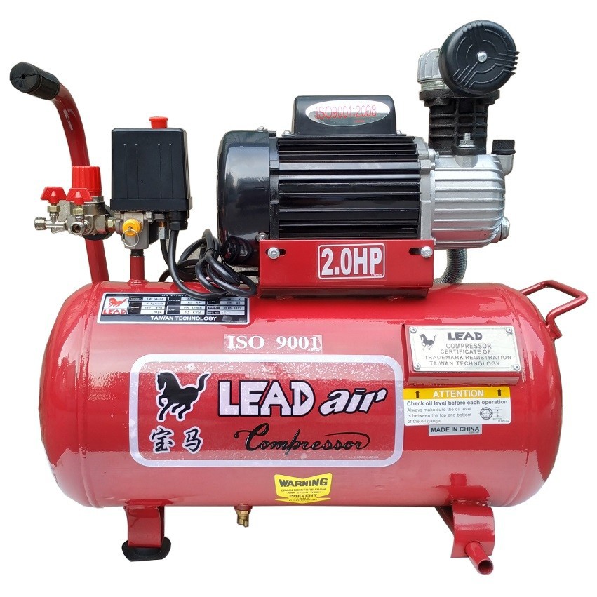 Máy Nén Khí Có Dầu Liền Trục Lead LE10-25 2HP 25L
