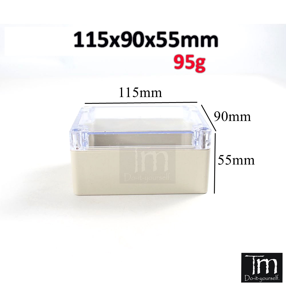 Hộp Nhựa Kỹ Thuật Chống Nước 115*90*55mm Trong Suốt