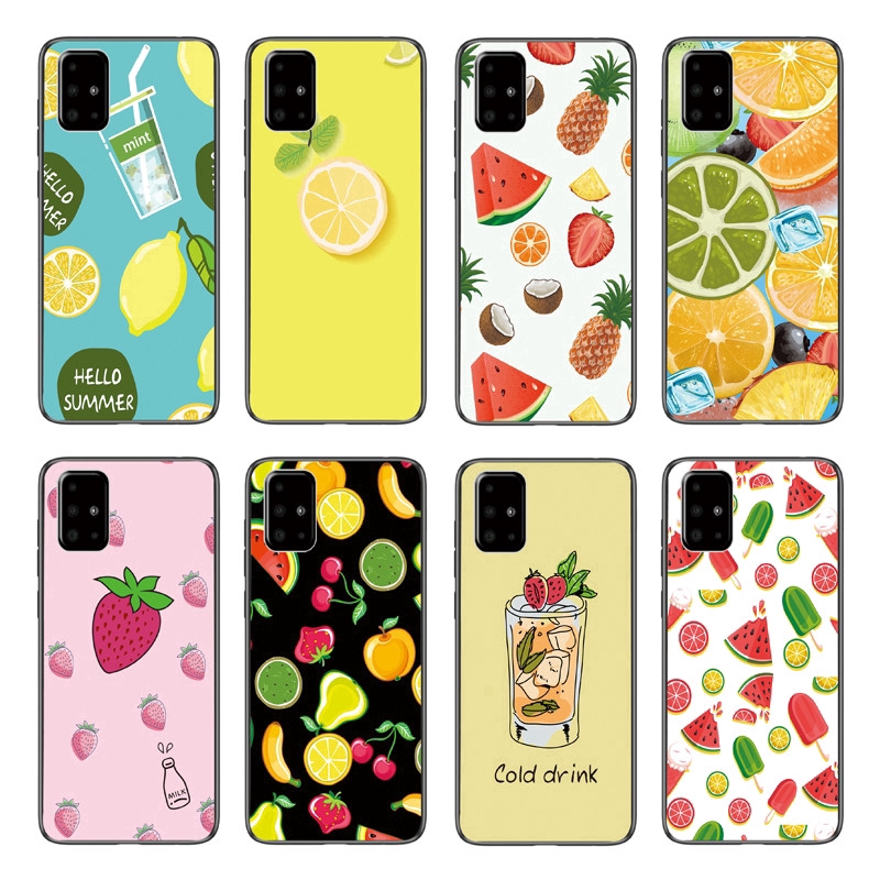 Ốp lưng TPU mềm họa tiết trái cây đáng yêu cho Samsung Galaxy A71/A51/A41/A31/A21/A11 | BigBuy360 - bigbuy360.vn