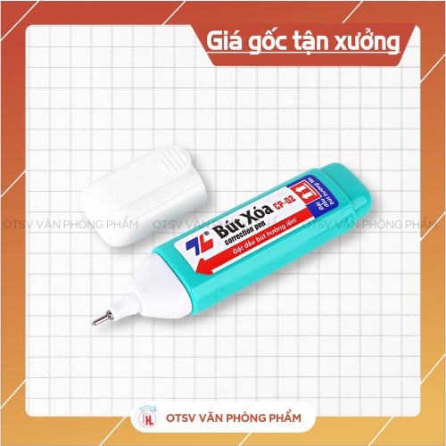 Bút xóa nước CP-02, CP-05 Thiên Long - Chính hãng, Mau khô, che phủ tốt, an toàn với sức khỏe