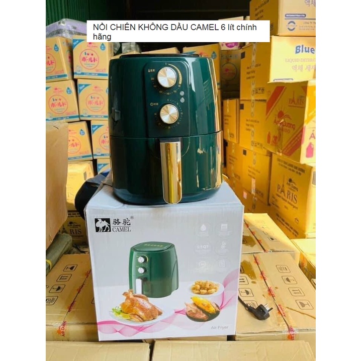 [Bảo hành 06 tháng] Nồi chiên không dầu dung tích 6 lít CAMEL