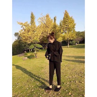 Quần baggy dạ