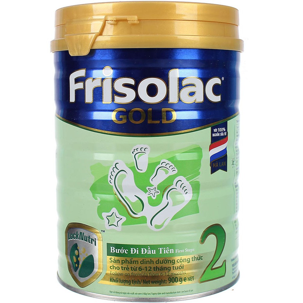 Sữa Frisolac Gold số 2 (Date 08/2022) - 900g