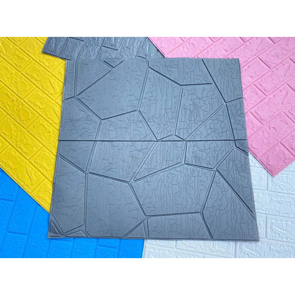 Xốp Dán Tường 3D cao Cấp Hoa Văn Bê Tông Nhám. Dày nhất thị trường.