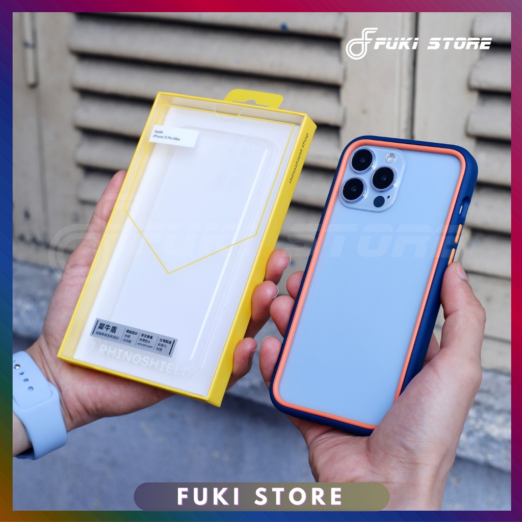 Ốp Rhinoshield ⚡𝐇À𝐍𝐆 𝐂𝐇Í𝐍𝐇 𝐇Ã𝐍𝐆⚡ chống sốc cho IP 12 13 14 Series