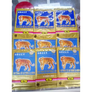 10 bịch Cao Dán Hổ (bịch 4 miếng) - đau xương khớp, viêm cơ ,bong gân , nhức đầu ,đau thần kinh toạ ,đau lưng