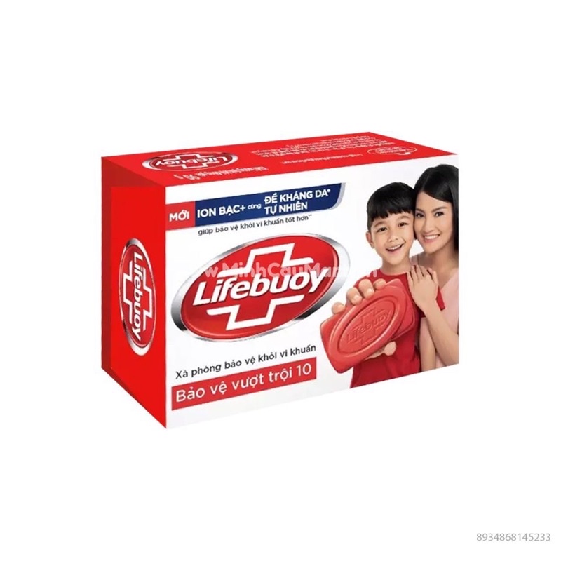 Xà bông cục Lifebuoy đỏ 125g lớn