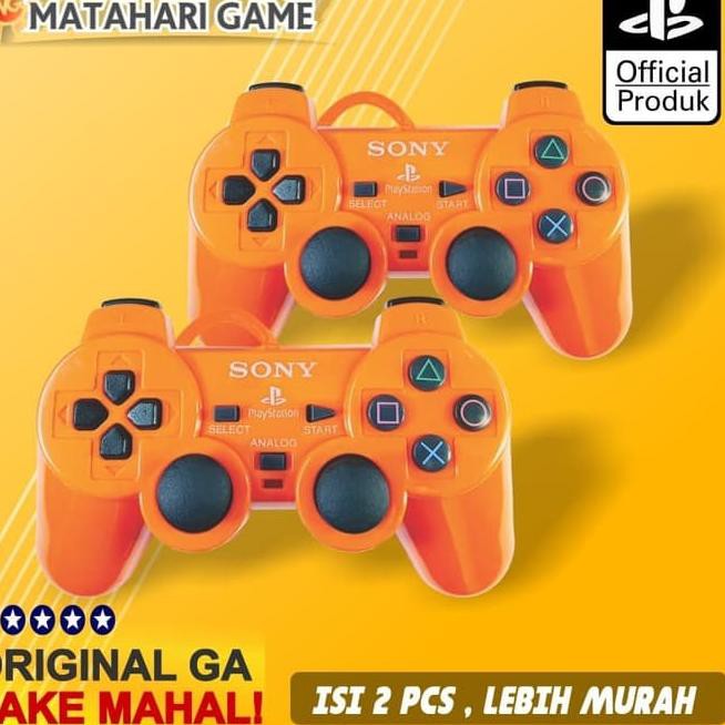 Set 2 Gậy Chơi Game Sony Dualshock - Orange - Black Segera D Chuyên Dụng