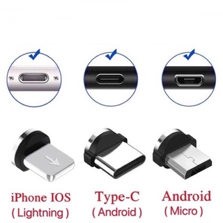 Cáp Sạc Nam Châm ip,Micro USB,Type-C