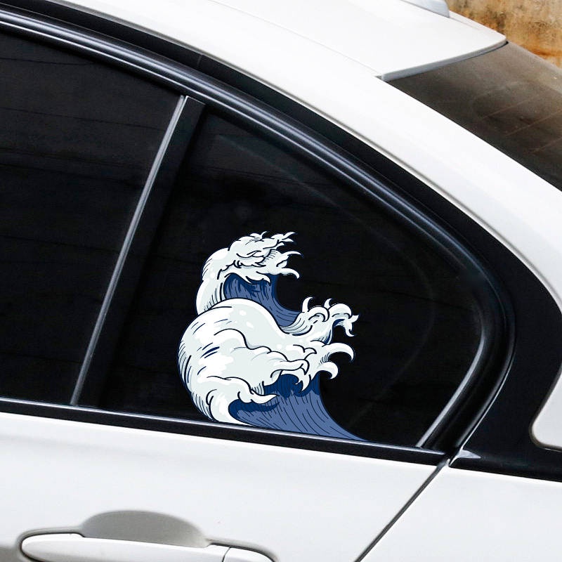 Miếng dán HAILANG JDM thân xe/ cửa sổ ô tô/ xe máy phản quang chống trầy xước phong cách Nhật Bản