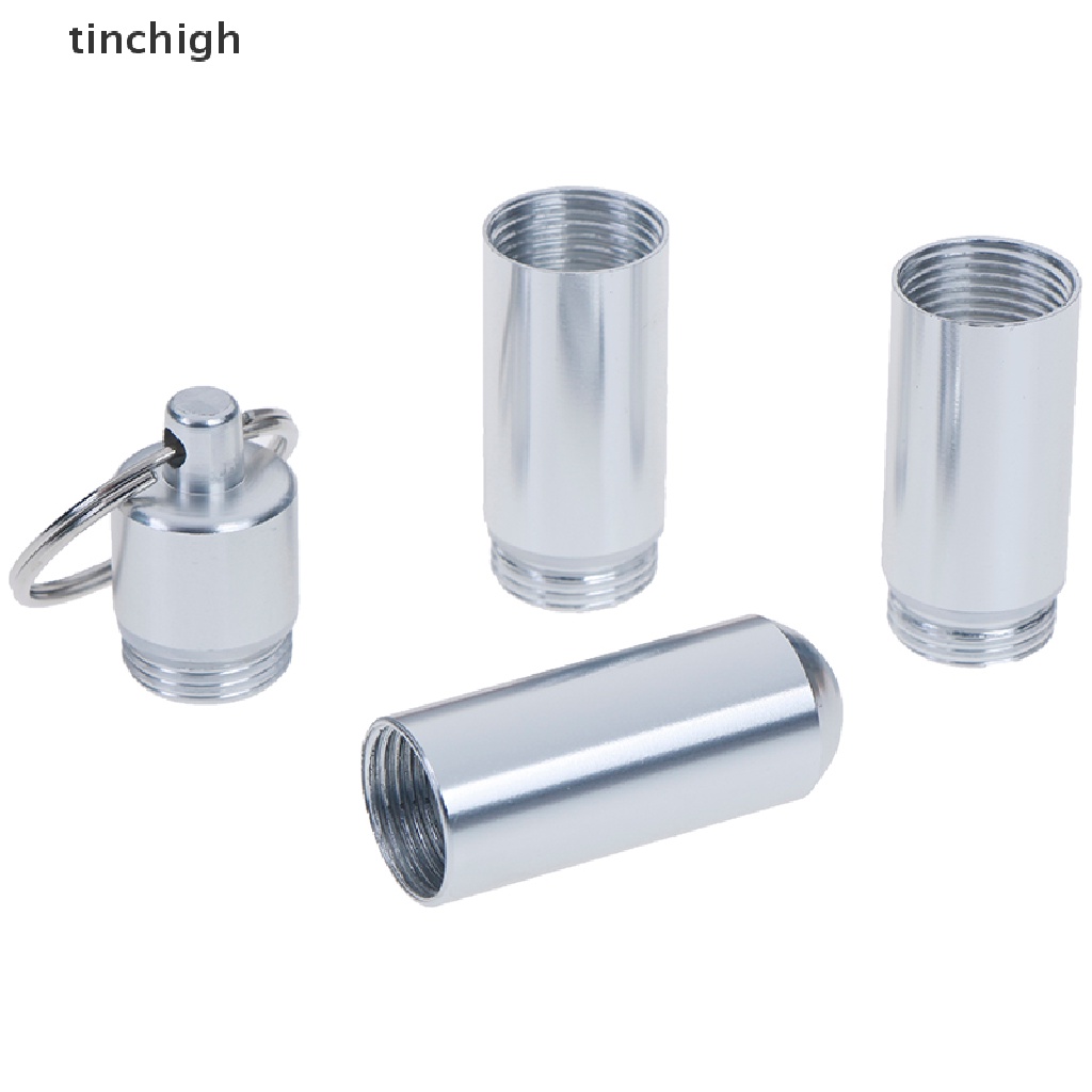 1 Hộp Đựng Thuốc Mini Bằng Nhôm Chống Nước Mang Đi Tiện Dụng Ốp