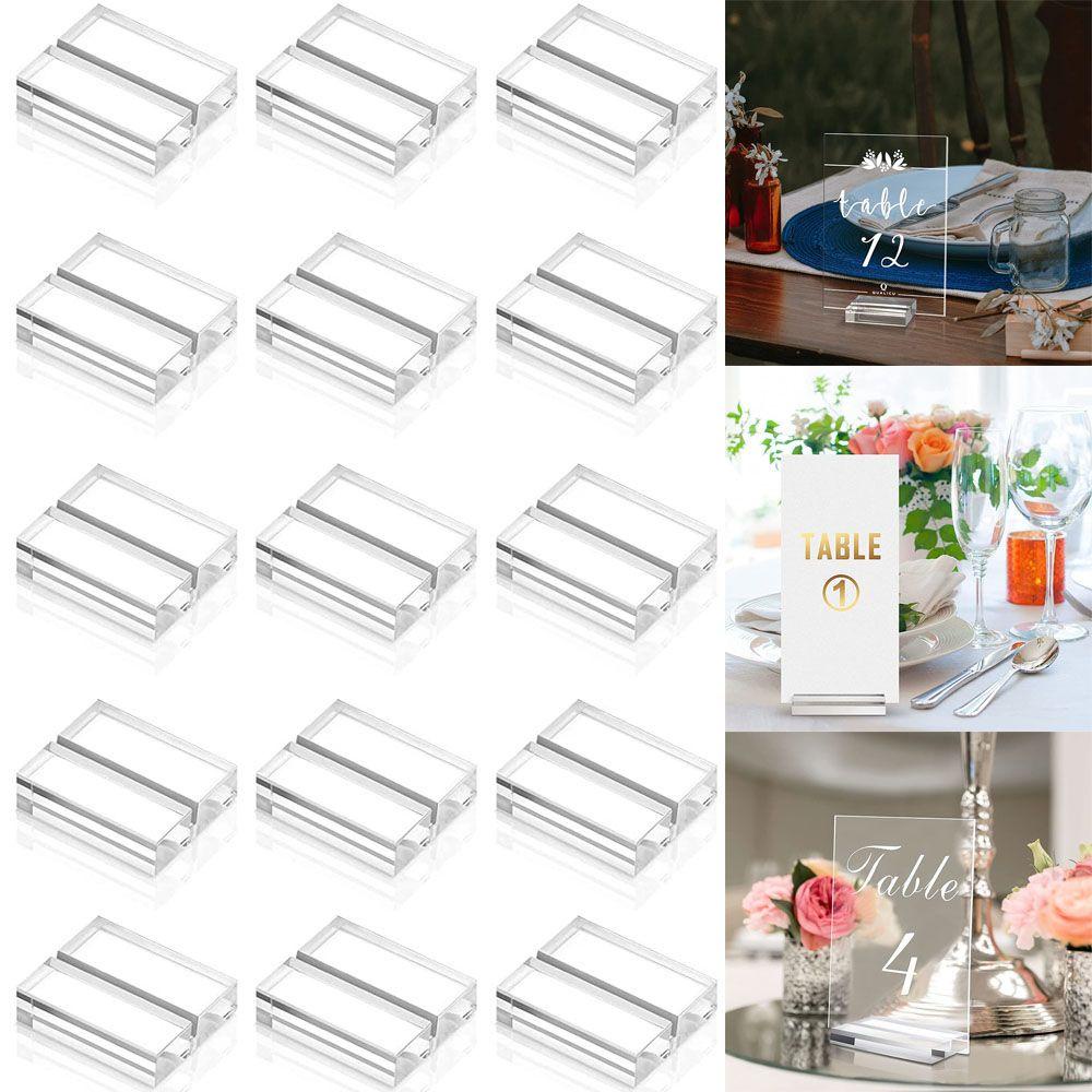 Giá Đỡ Kẹp Giấy / Ảnh Để Bàn Bằng Gỗ Lãng Mạn Trang Trí Tiệc Cưới