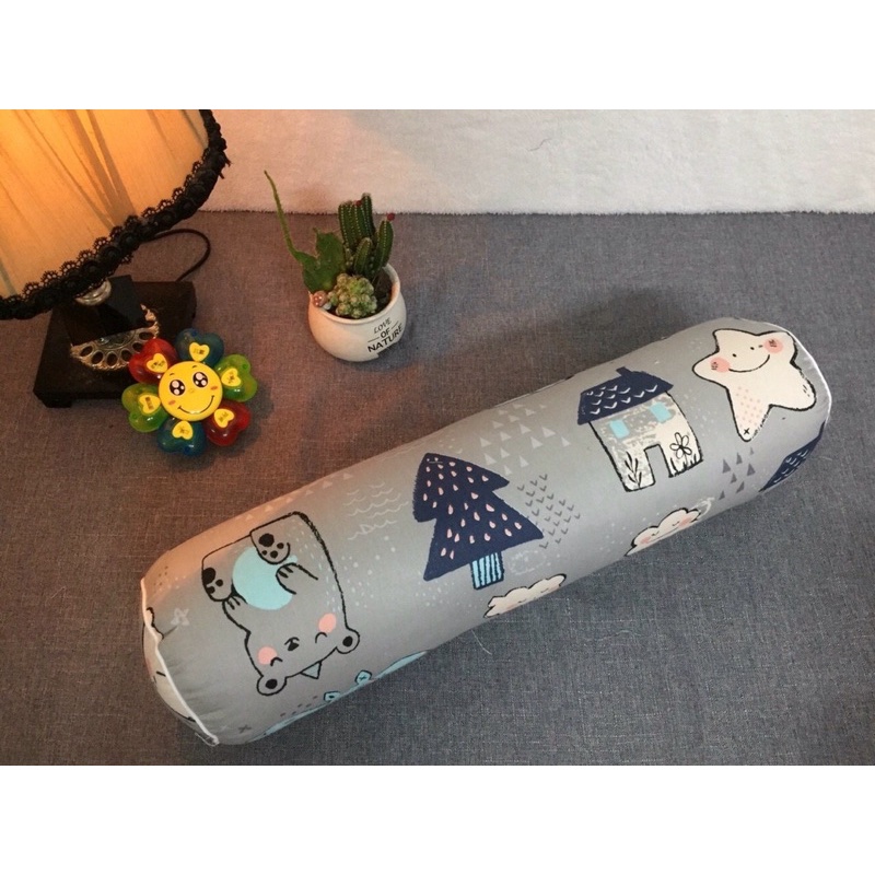 Gối  ôm trẻ em  cotton 100% kt 25x50 dành cho các bé