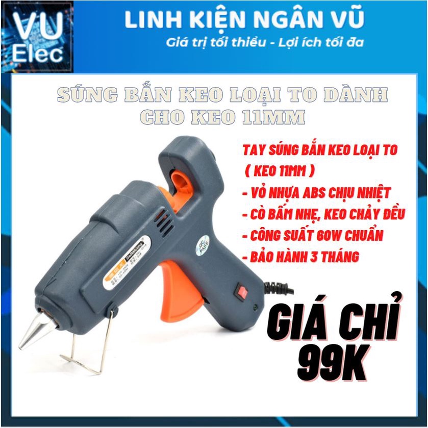 [HÀNG XỊN] Súng Bắn Keo Nến To 10MM hãng deibailong