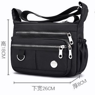 Túi đeo vai bằng nylon có sức chứa lớn dành cho phụ nữ trung niên và lớn tuổi