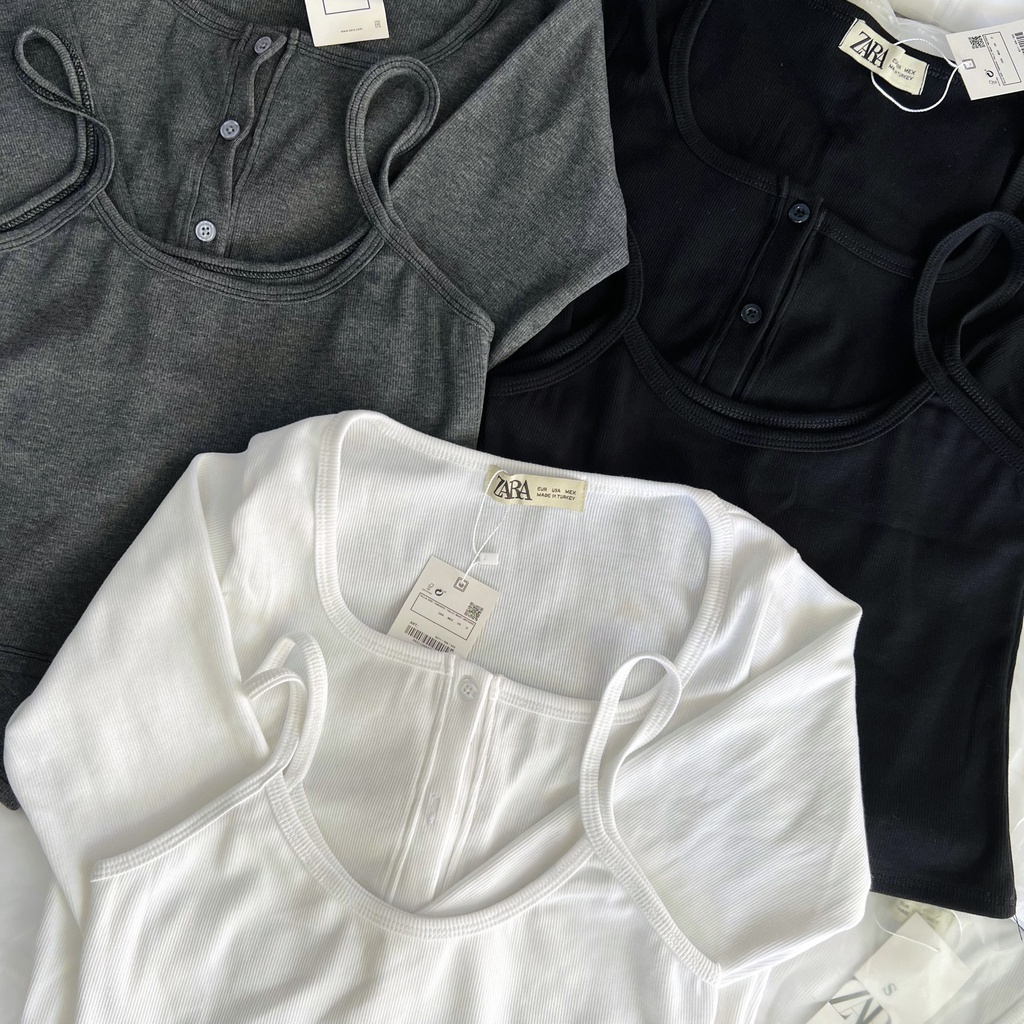 Set Áo Hai Dây + Áo Khoác Cardigan Dáng Croptop - Tharo Clothing