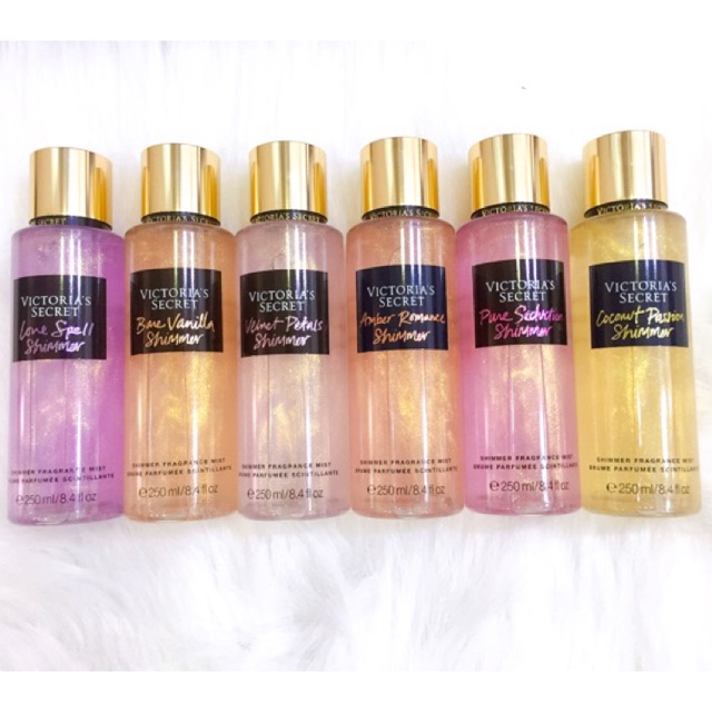 [Auth-Sẵn] Sản phẩm Xịt thơm toàn thân nước hoa Victoria’s Secret Shimmer Fragrance Mist (250ml)