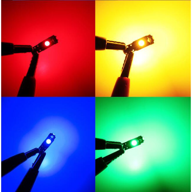 Set 10 Đèn Led LYMOYO T5 W1.2W 58 74 286 3SMD T5 Led 3030 Cho Ô Tô