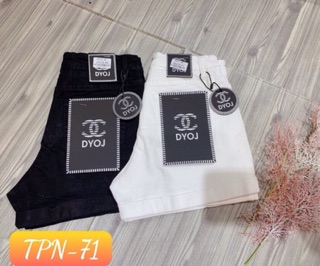 Quần short nữ trơn chất jean dày dặn