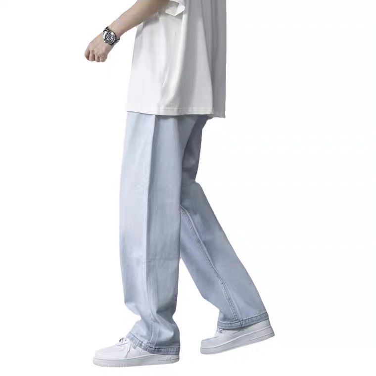 Quần Jeans nam ống suông rộng, form baggy SRR-01 Style hàn quốc, Quần jean nam suông ống rộng baggy | BigBuy360 - bigbuy360.vn