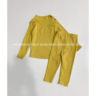Bộ len gân cao cổ 3 phân cho bé