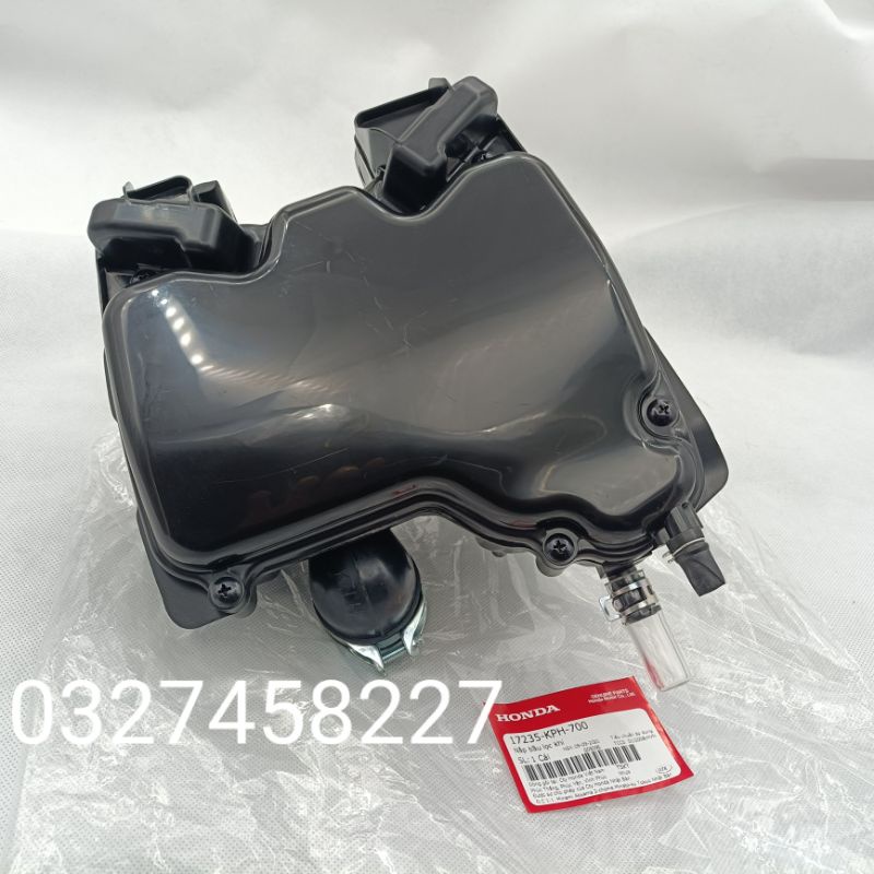 Bộ pô e, hộp bao tử lọc gió WAVE  A, RS, S100, FUTURE 125.... zin honda