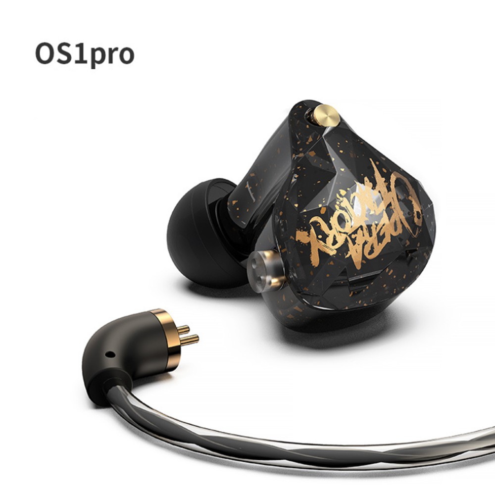 Whizzer OperaFactory OS1 OS1 Pro In Ear Wired Earphones Music Earbuds With Mic 3.5mm 2Pin Dynamic Drive HIFI Bass Stereo Headset NC Headphone