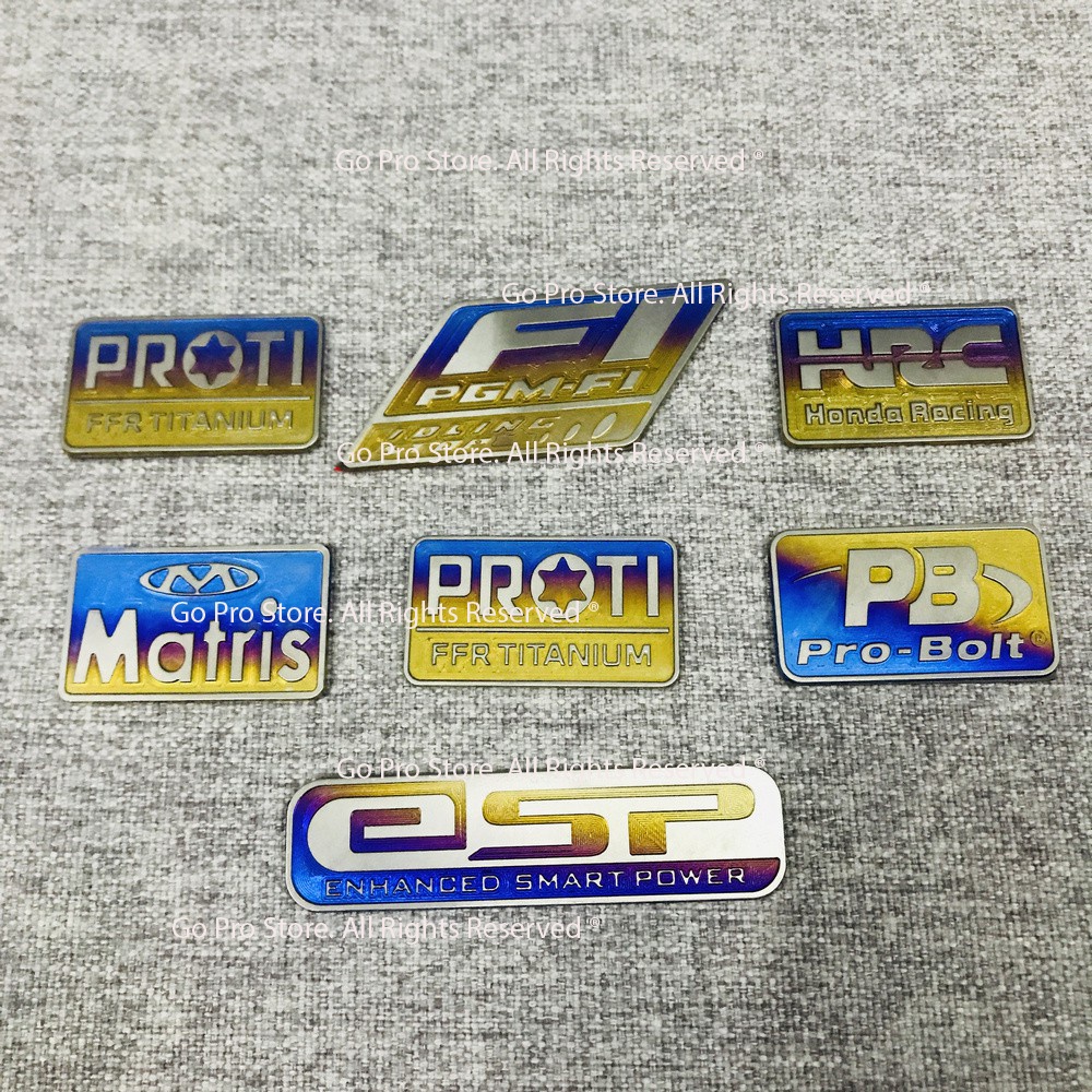 01 Tem Logo Titan Size Nhỏ Gắng Xe Máy G1094