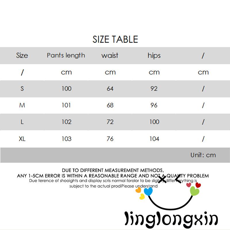 Quần Dài Lưng Cao Ống Rộng Màu Trơn Phong Cách Vintage Cho Nữ Linglongxi2