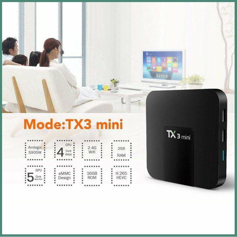►✱Android Tivi Box Tx3 Mini CPU S905W - Ram 2GB Rom 16GB - Android 10.0 TV BOX