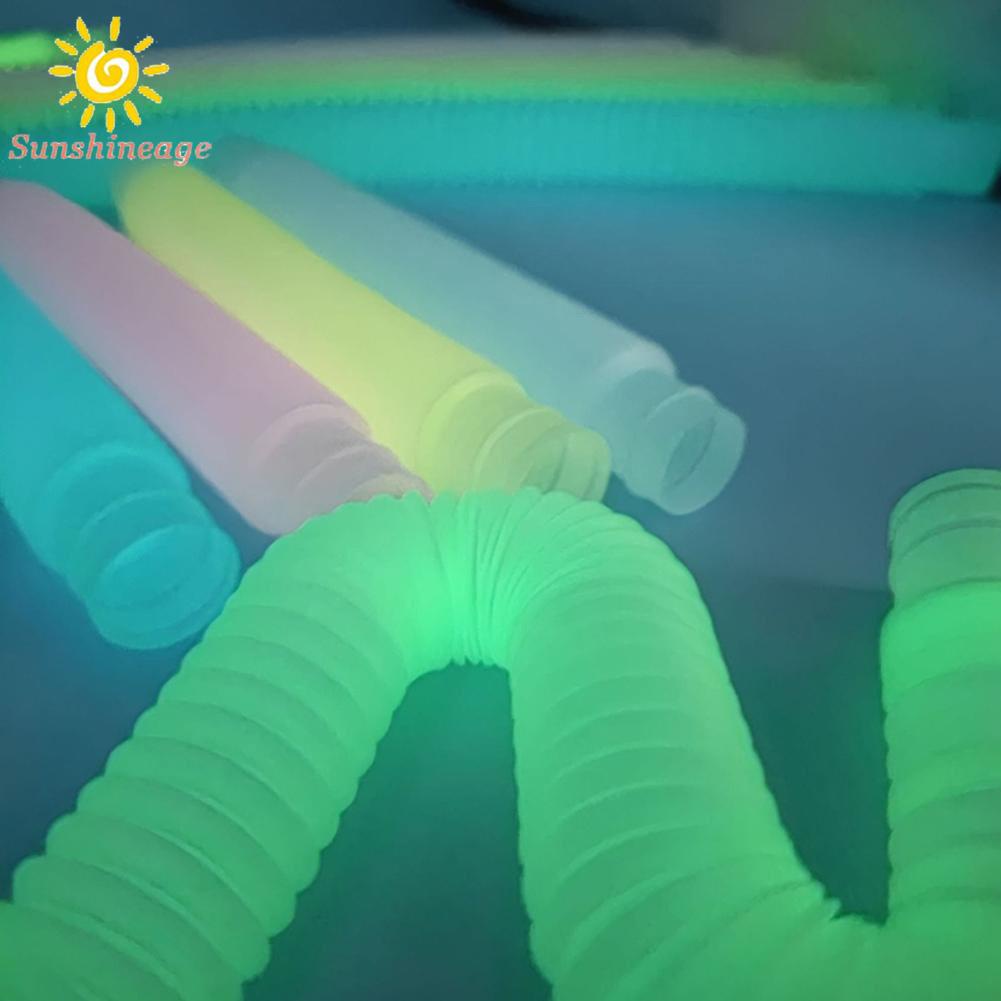 Pop Tube Coil  Luminous Pop Sensory Toy Stress Relieve Toys Tubes  Sensory Toy xyTozFZ