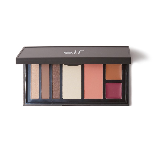 Bảng phấn và kem trang điểm cho toàn mặt đa công dụng Elf e.l.f Perfect Face Palette màu Nude