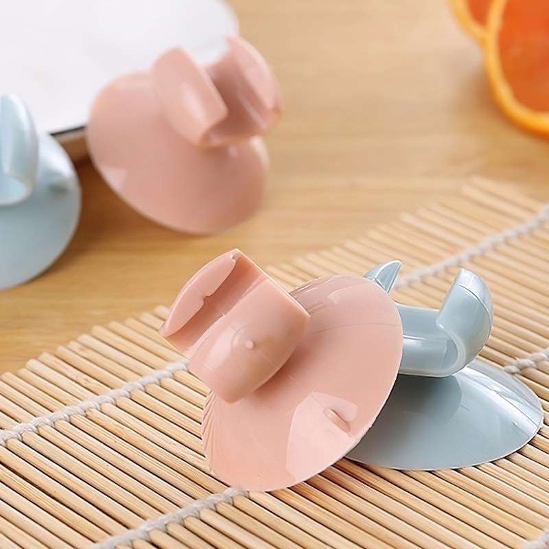 Giá đỡ muỗng xới cơm có giác hút không để lại dấu vết tiện dụng cho nhà bếp