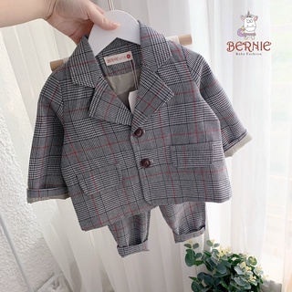 SET VEST KẺ HÀN QUỐC BÉ TRAI