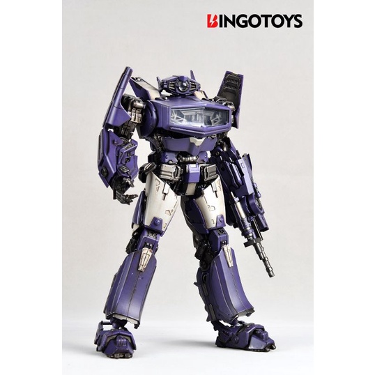 Sẵn kho new mô hình robot biến hình transformers Silencer Shockwave BT01 BINGOTOYS