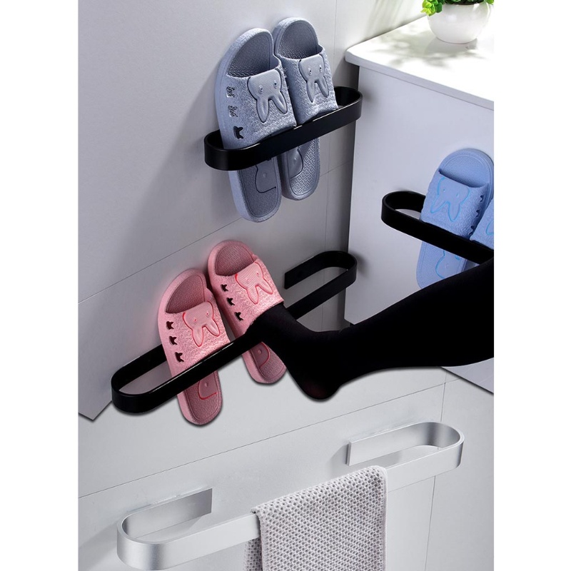 Giá Đỡ Treo Khăn Tắm Bằng Nhôm Mặt Nhám Tiết Kiệm Không Gian