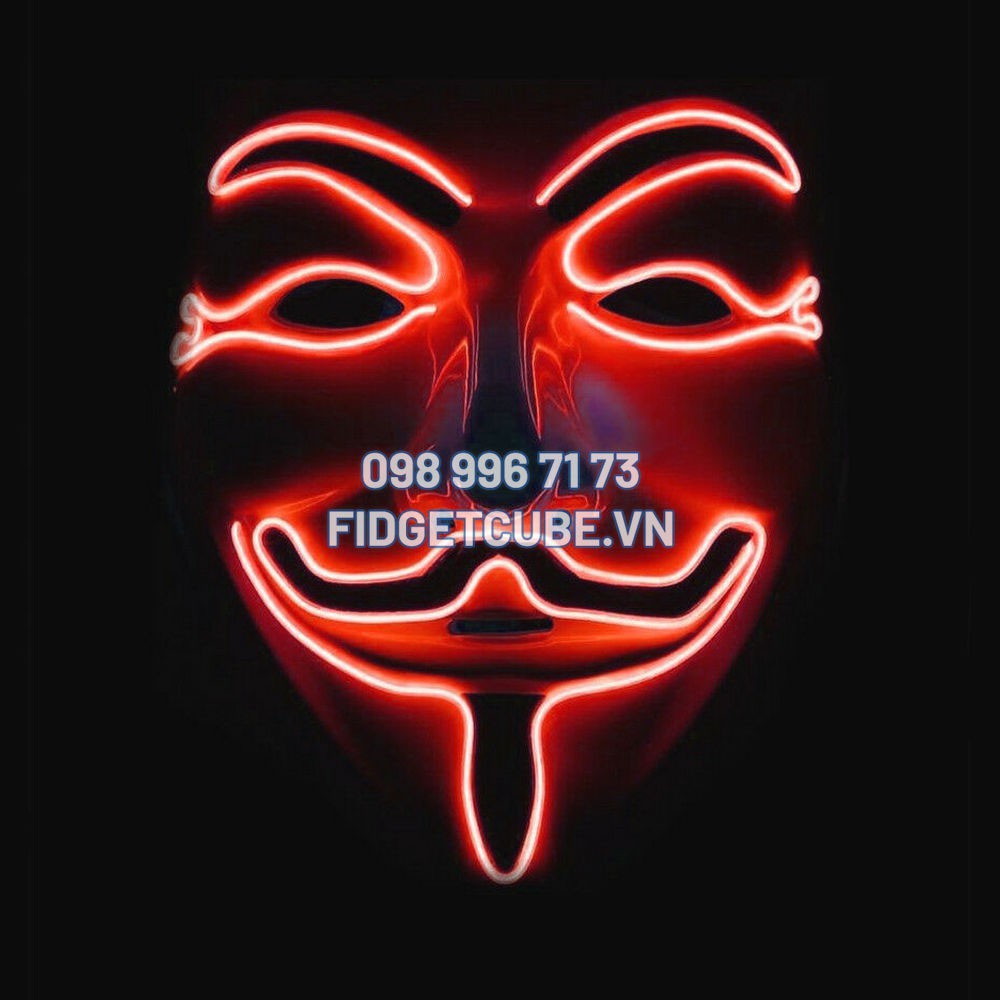 Mặt Nạ Hacker Anonymous Có Đèn LED