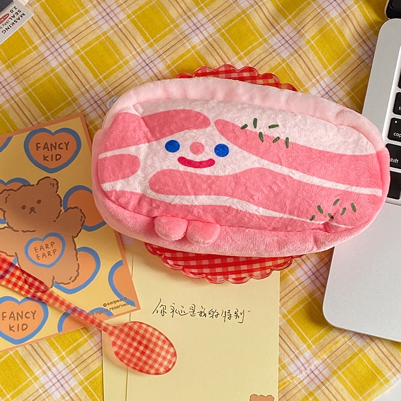 Túi đựng bút/mỹ phẩm trang điểm đa năng hình mặt cười xinh xắn | BigBuy360 - bigbuy360.vn