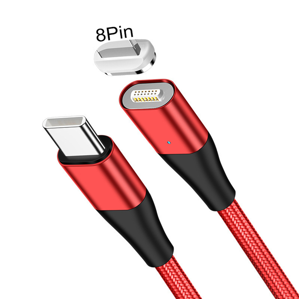 Cáp Sạc Nhanh Usb Loại C 2a Có Nam Châm Cho Iphone