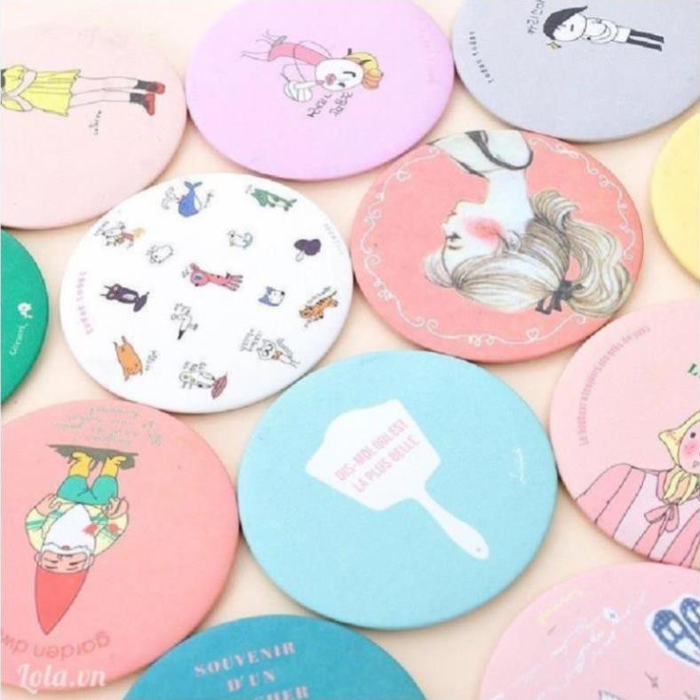 Gương nữ cầm tay mini Hàn Quốc siêu hot G09- Shop giao hàng ngẫu nhiên.