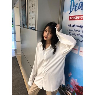 Áo sơ mi oversize unisex