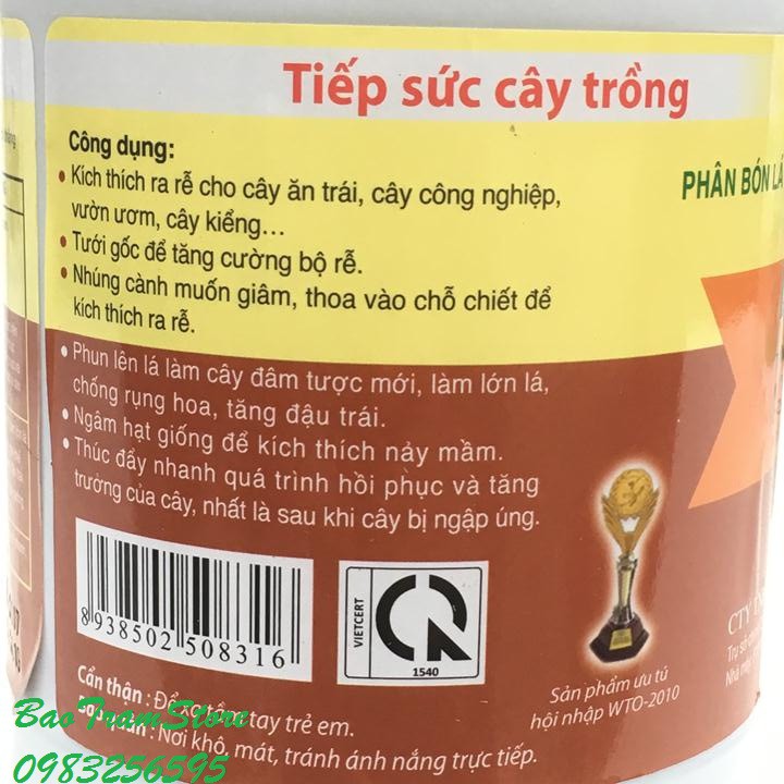 Phân bón lá cao cấp siêu ra rễ cho cây trồng N3M lọ 500g