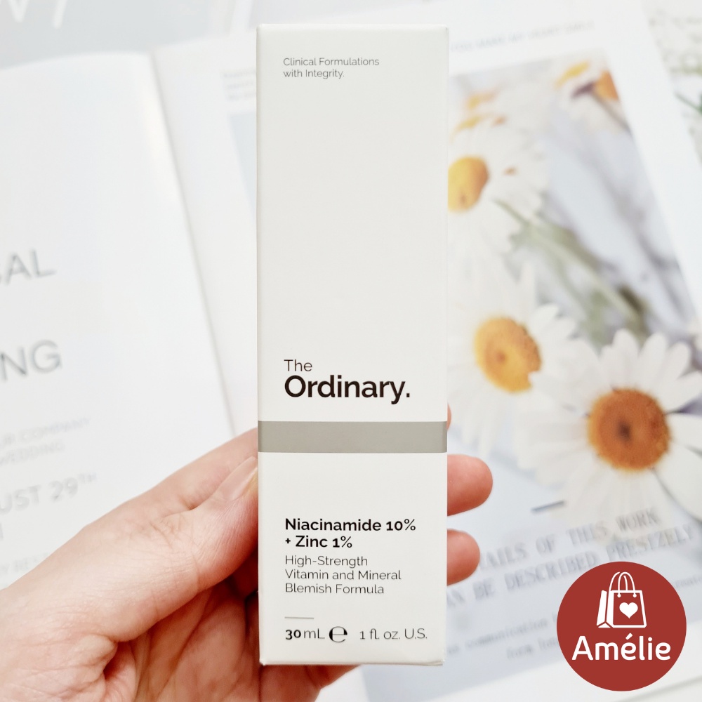 [BẢN CANADA ĐỦ BILL] Serum The Ordinary Niaciamide 10% + Zinc 1% _ tinh chất giúp sáng da và thu nhỏ lỗ chân lông