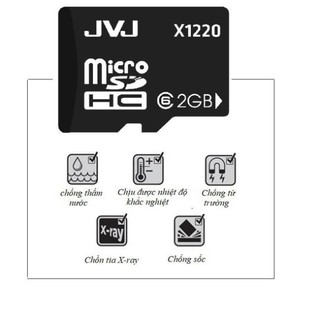Thẻ nhớ 2G JVJ C10 microSDHC - chính hãng, BH 5 năm, 1 đổi 1, điện thoại android, camera