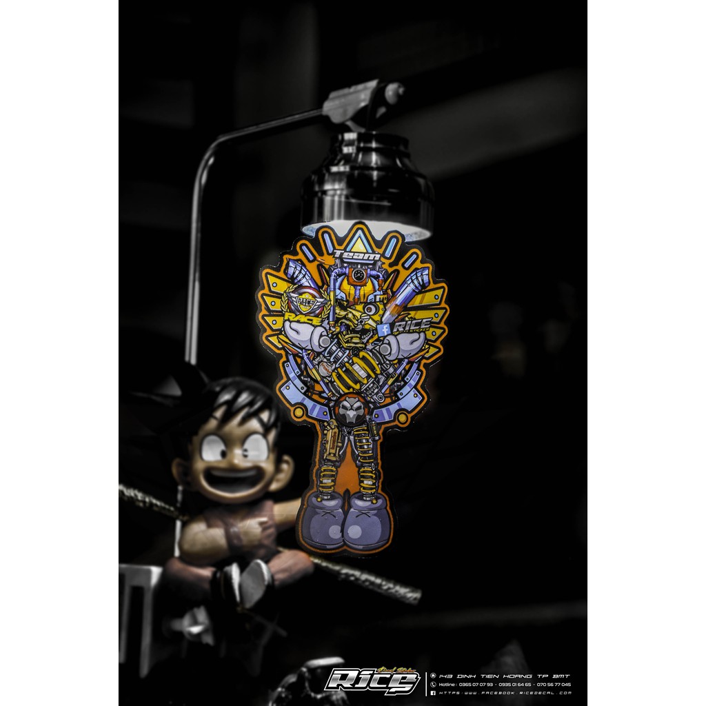 LOGO RICE STICKER DECAL COMBO